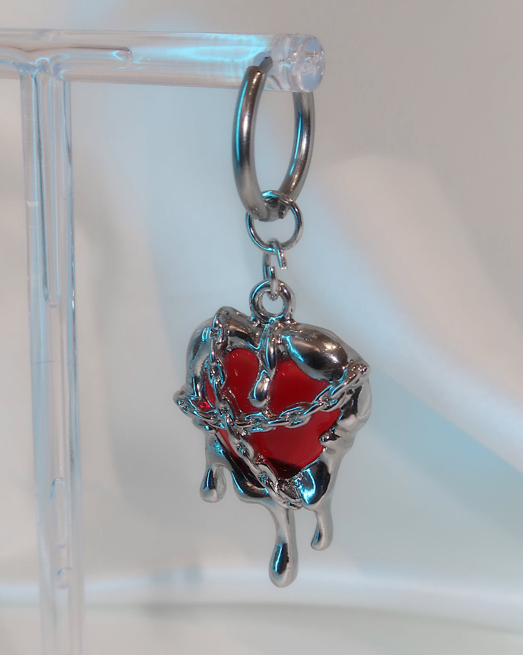 KURAPIKA’S HEART ear hoops