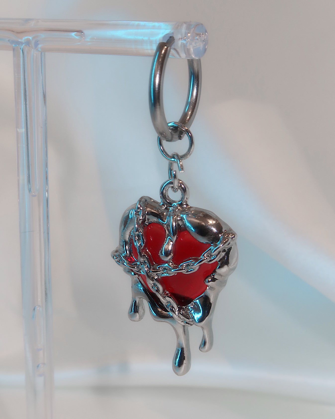 KURAPIKA’S HEART ear hoops