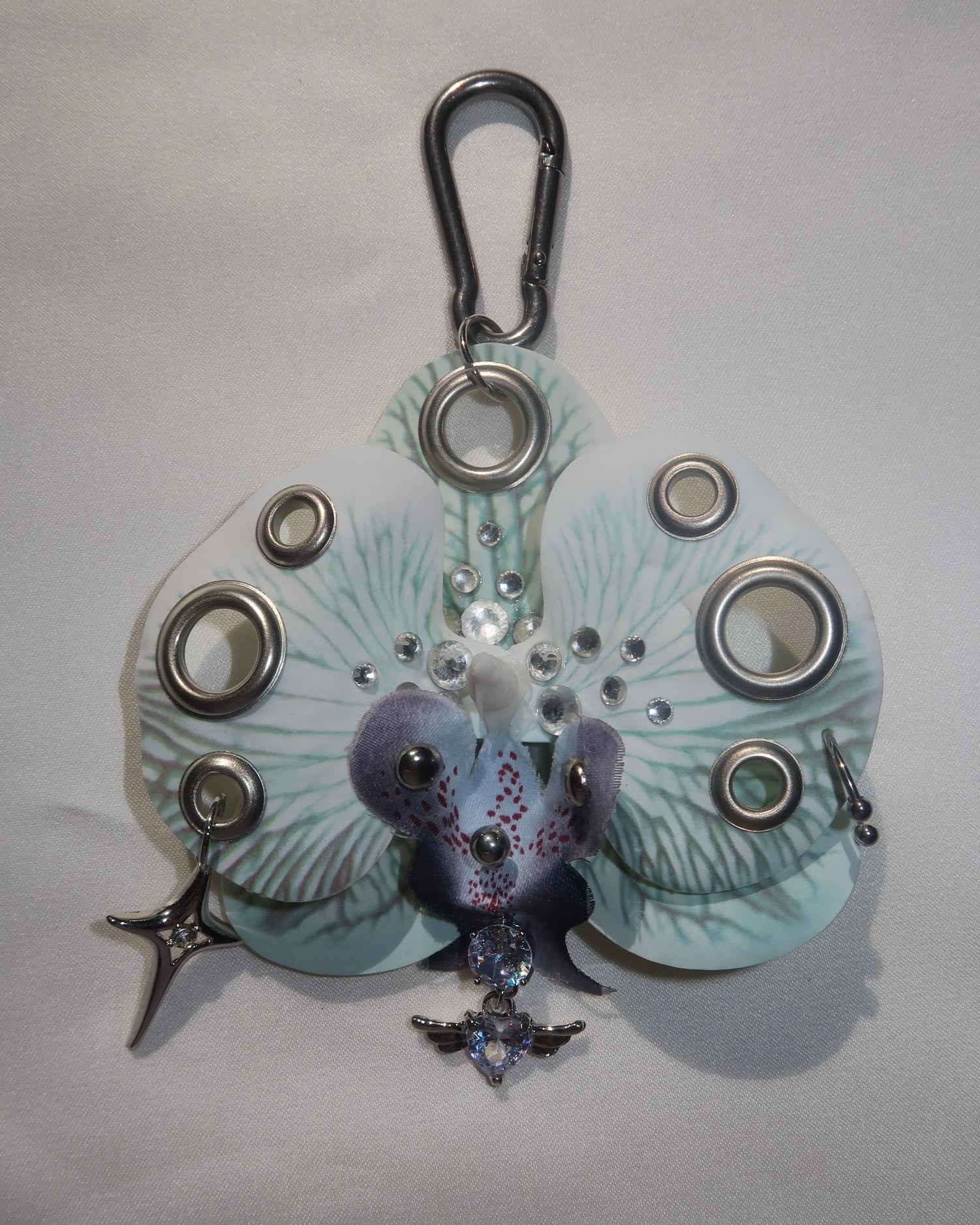 GHOST GREEN ORCHID Keychain