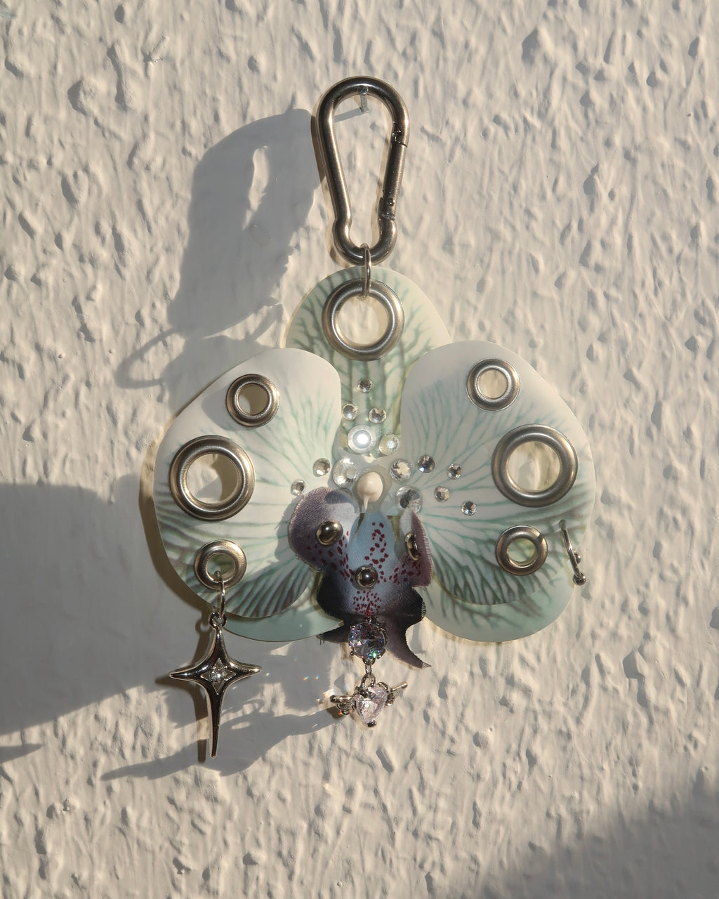 GHOST GREEN ORCHID Keychain