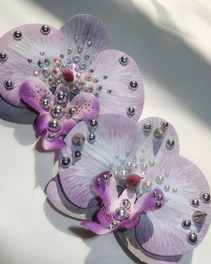 Orchid Dream Hair Clip - lilac