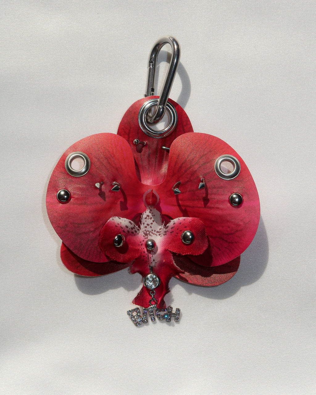RED ORCHID Keychain