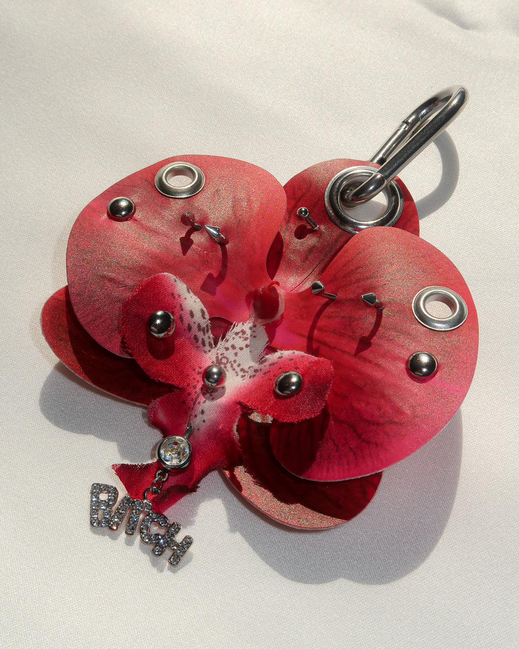 RED ORCHID Keychain