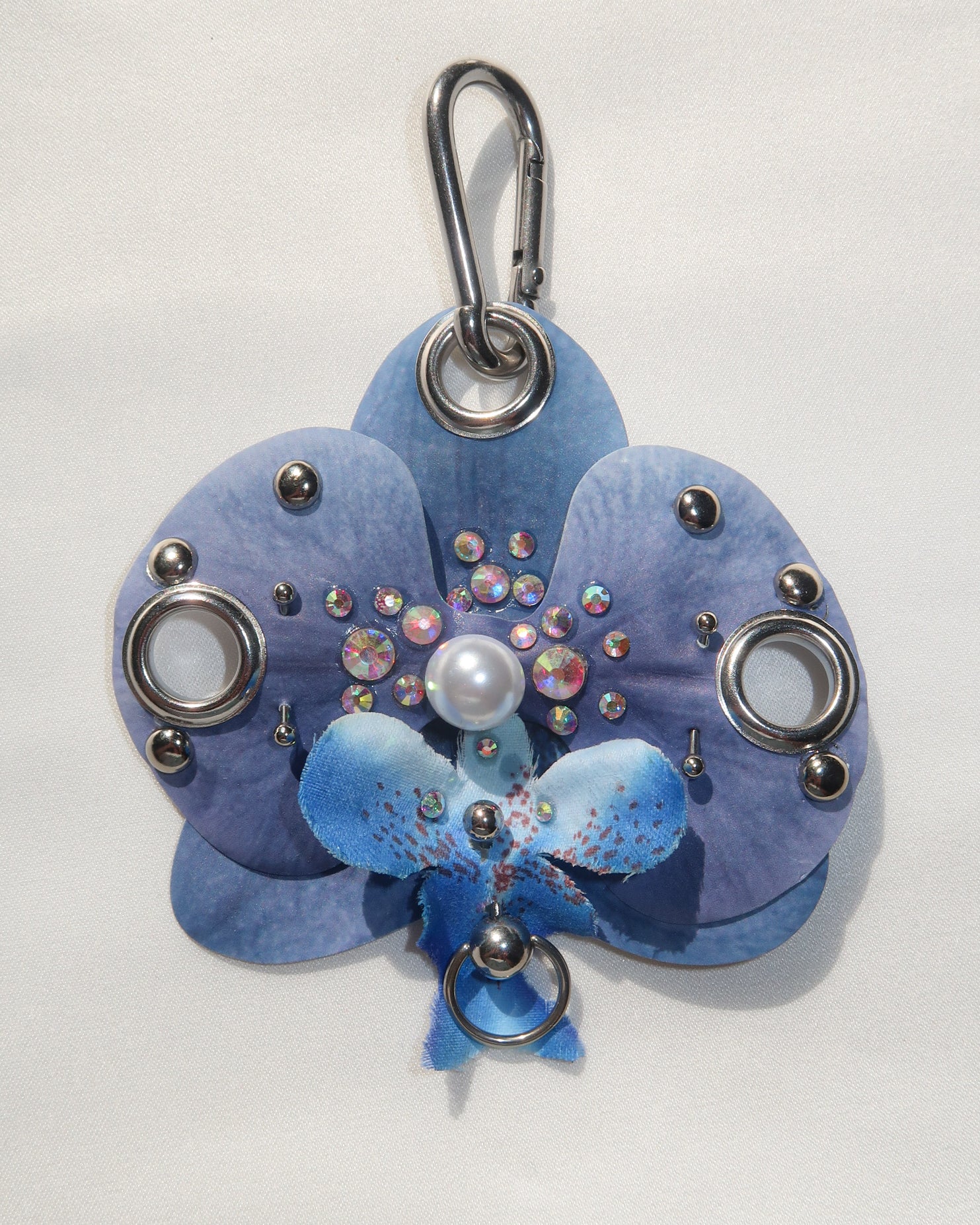 BLUE ORCHID Keychain
