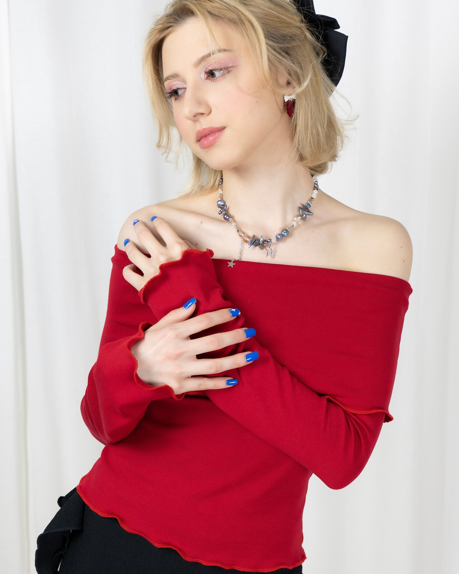 PAOLA Off Shoulder Longsleeve