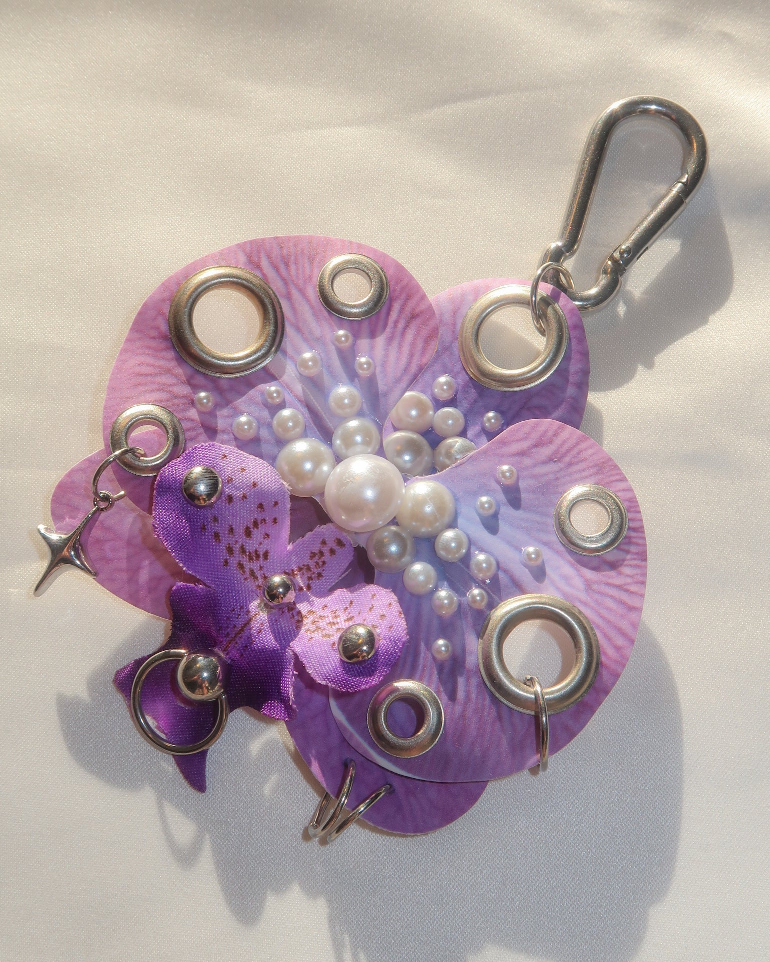 PURPLE CRUSH ORCHID Keychain