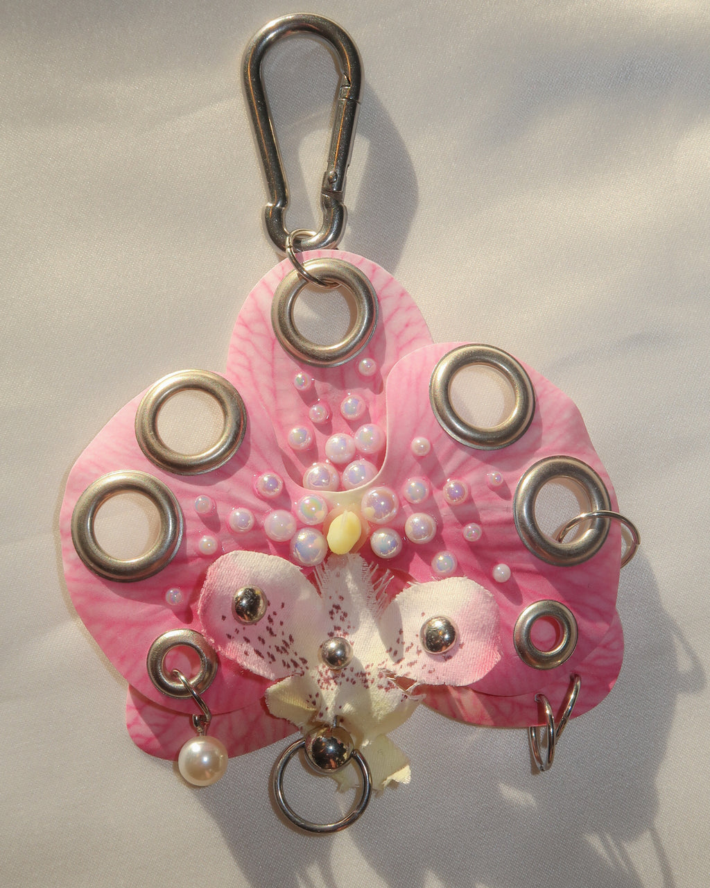 PINKY CUNTY ORCHID Keychain