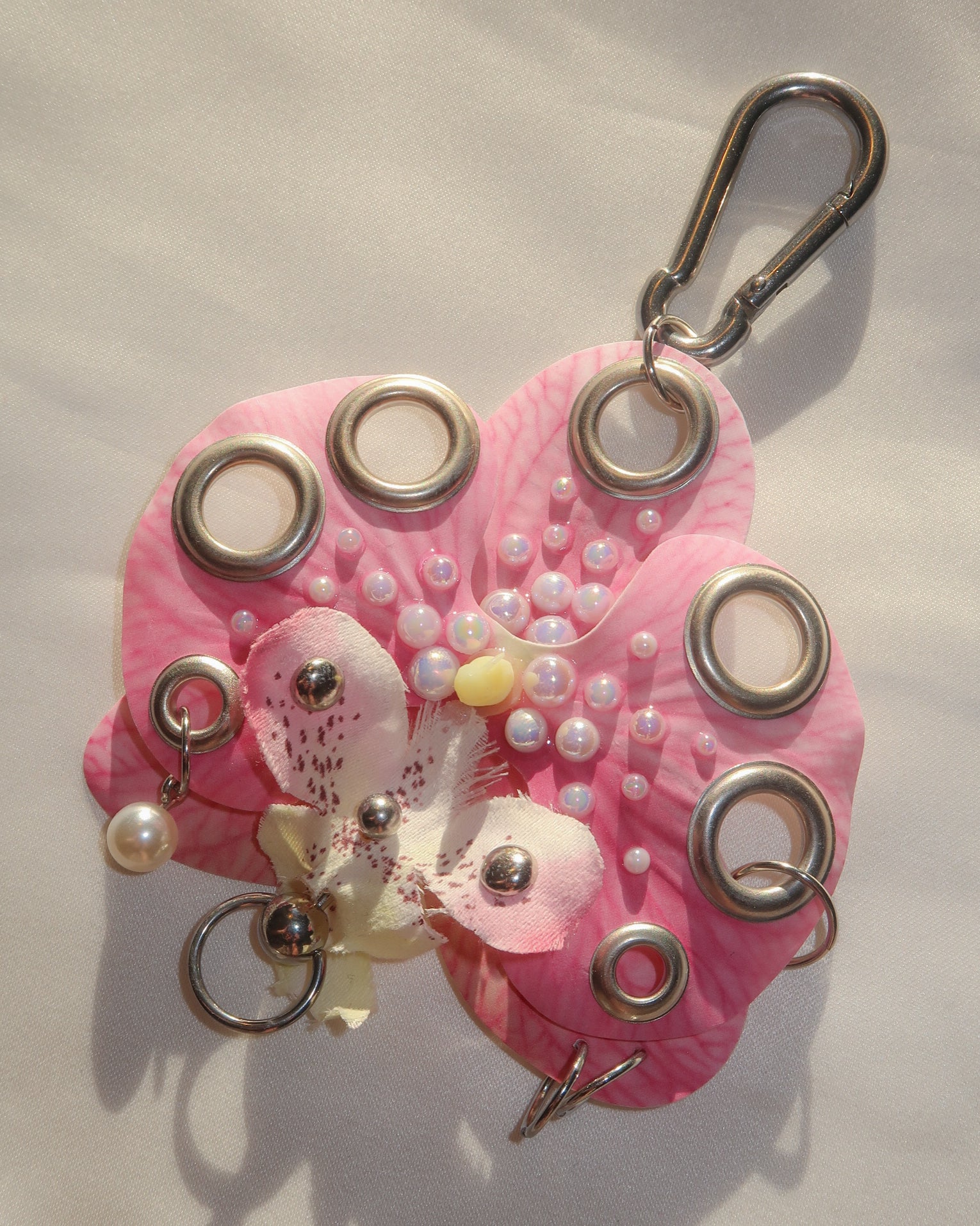 PINKY CUNTY ORCHID Keychain
