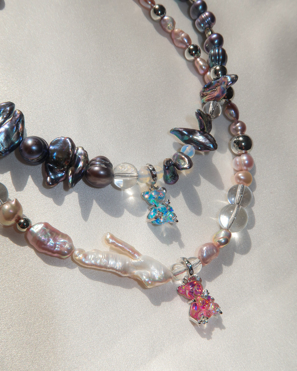 BLUE GUMMY BEAR Necklace