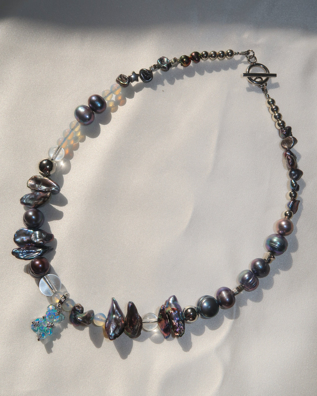 BLUE GUMMY BEAR Necklace