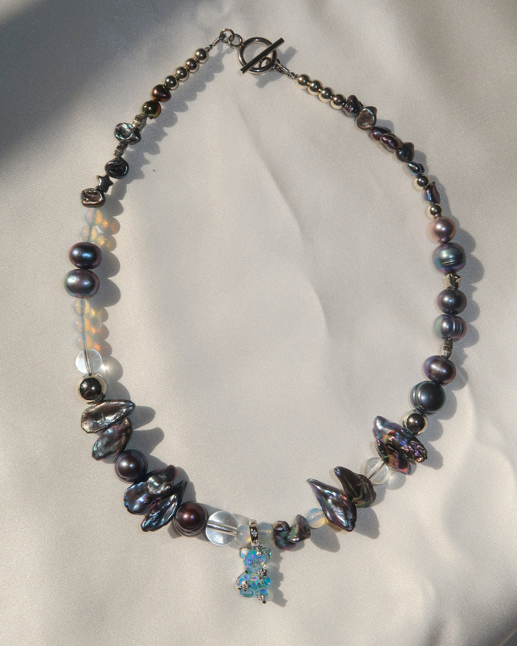 BLUE GUMMY BEAR Necklace