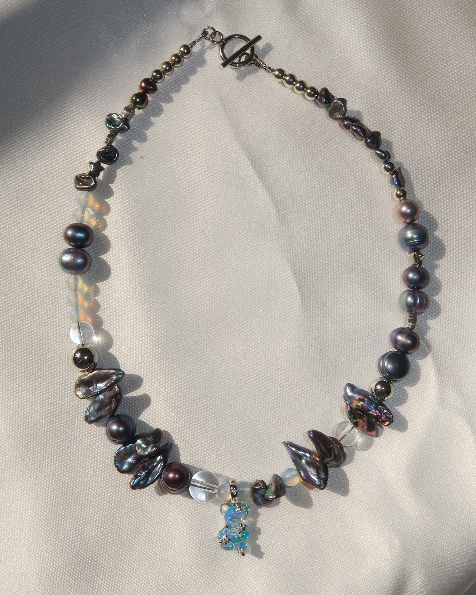 BLUE GUMMY BEAR Necklace