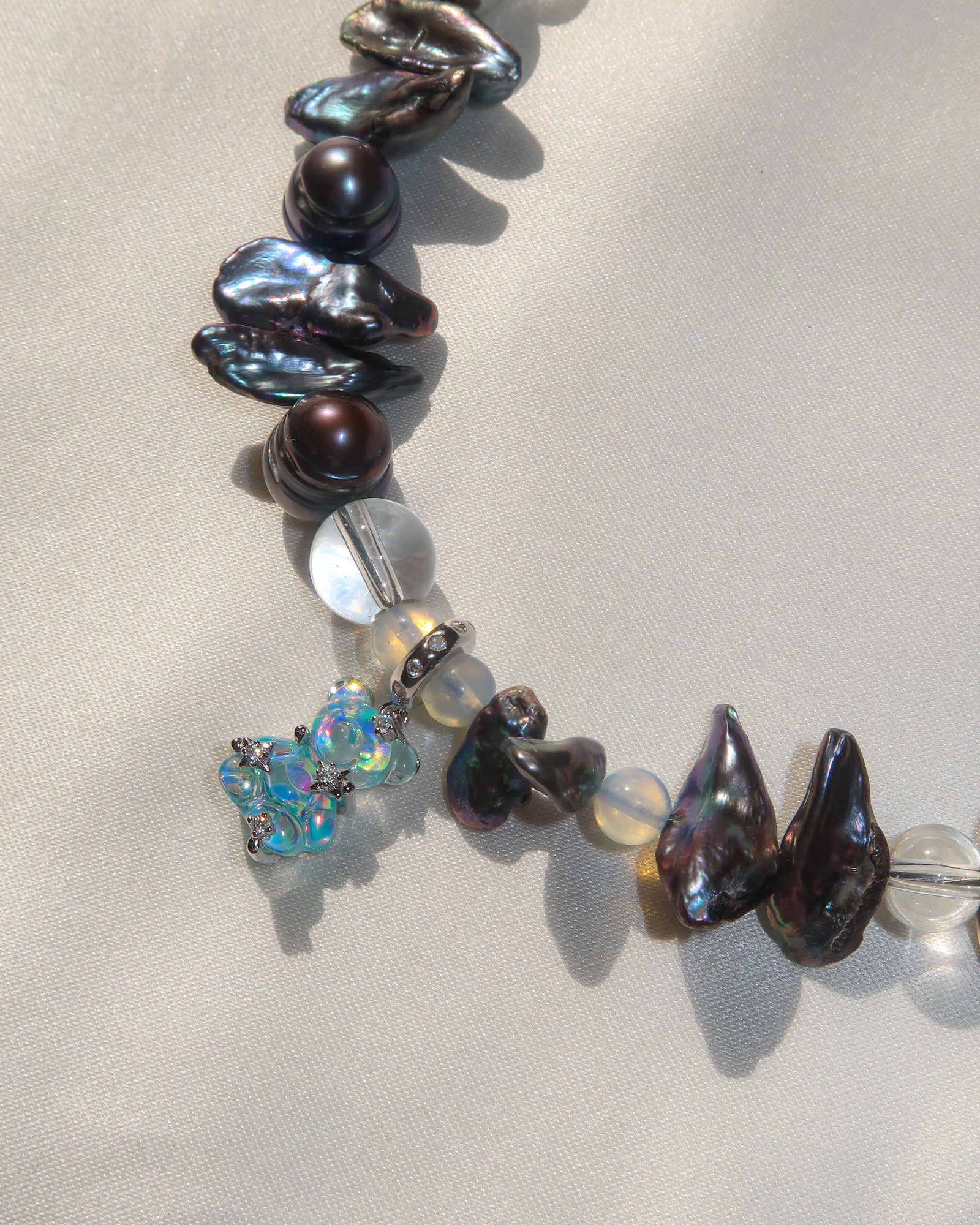 BLUE GUMMY BEAR Necklace