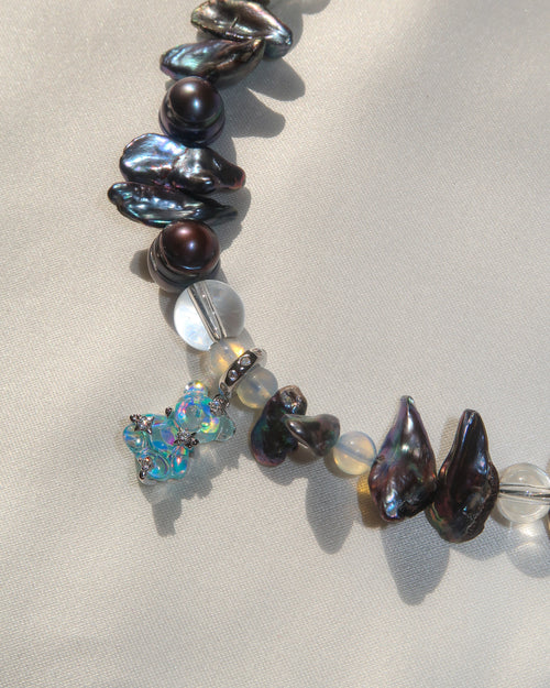 BLUE GUMMY BEAR Necklace