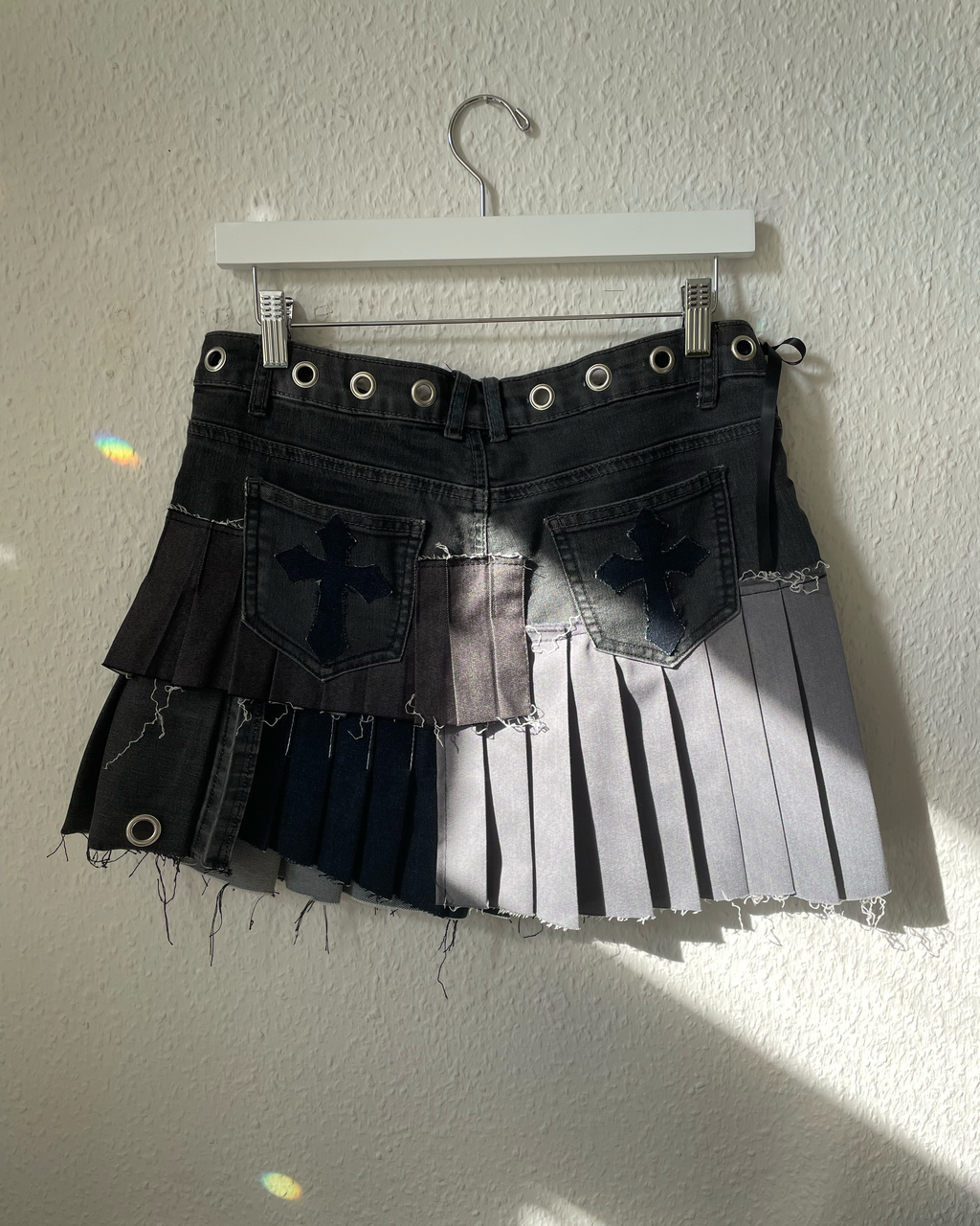 Upcycled Denim Skirt