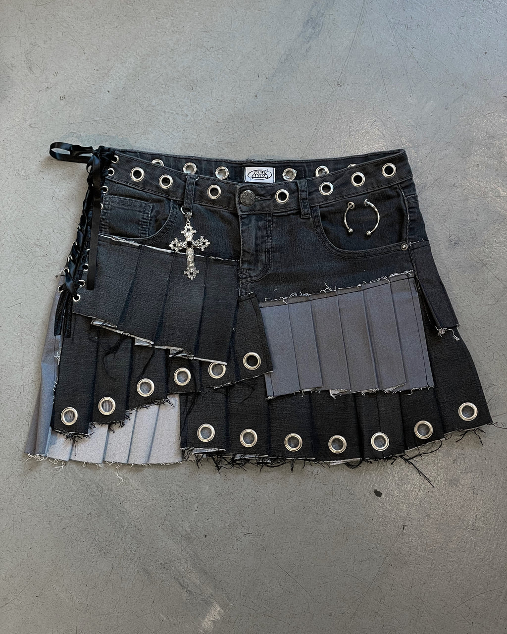 Upcycled Denim Skirt