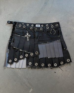 Upcycled Denim Skirt