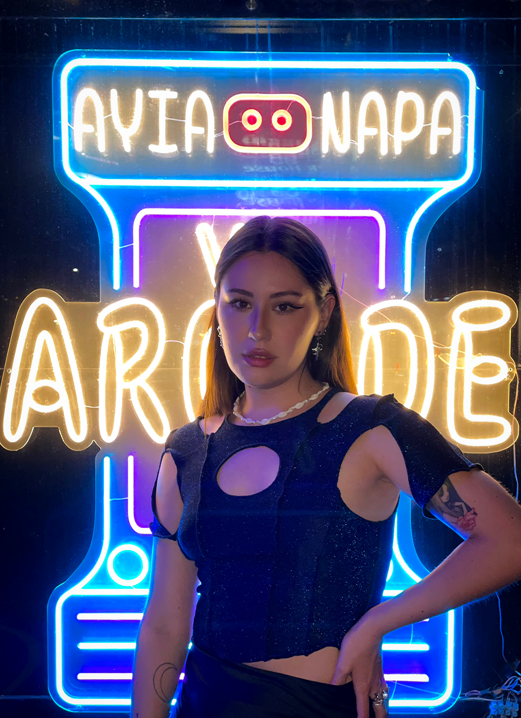 KIKI Top Sparkle Blue