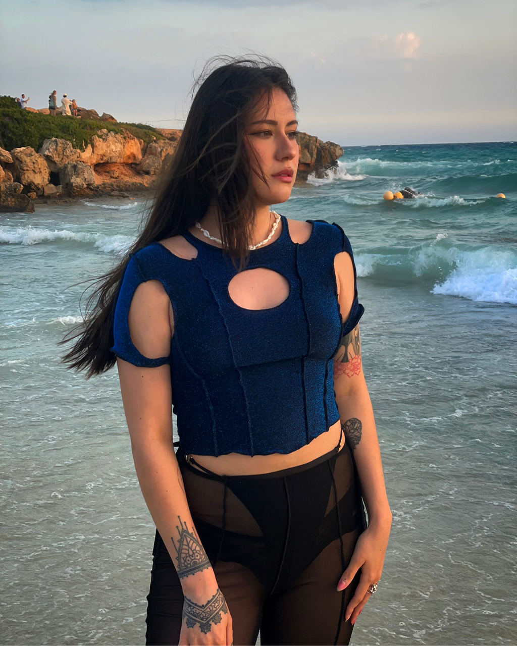 KIKI Top Sparkle Blue