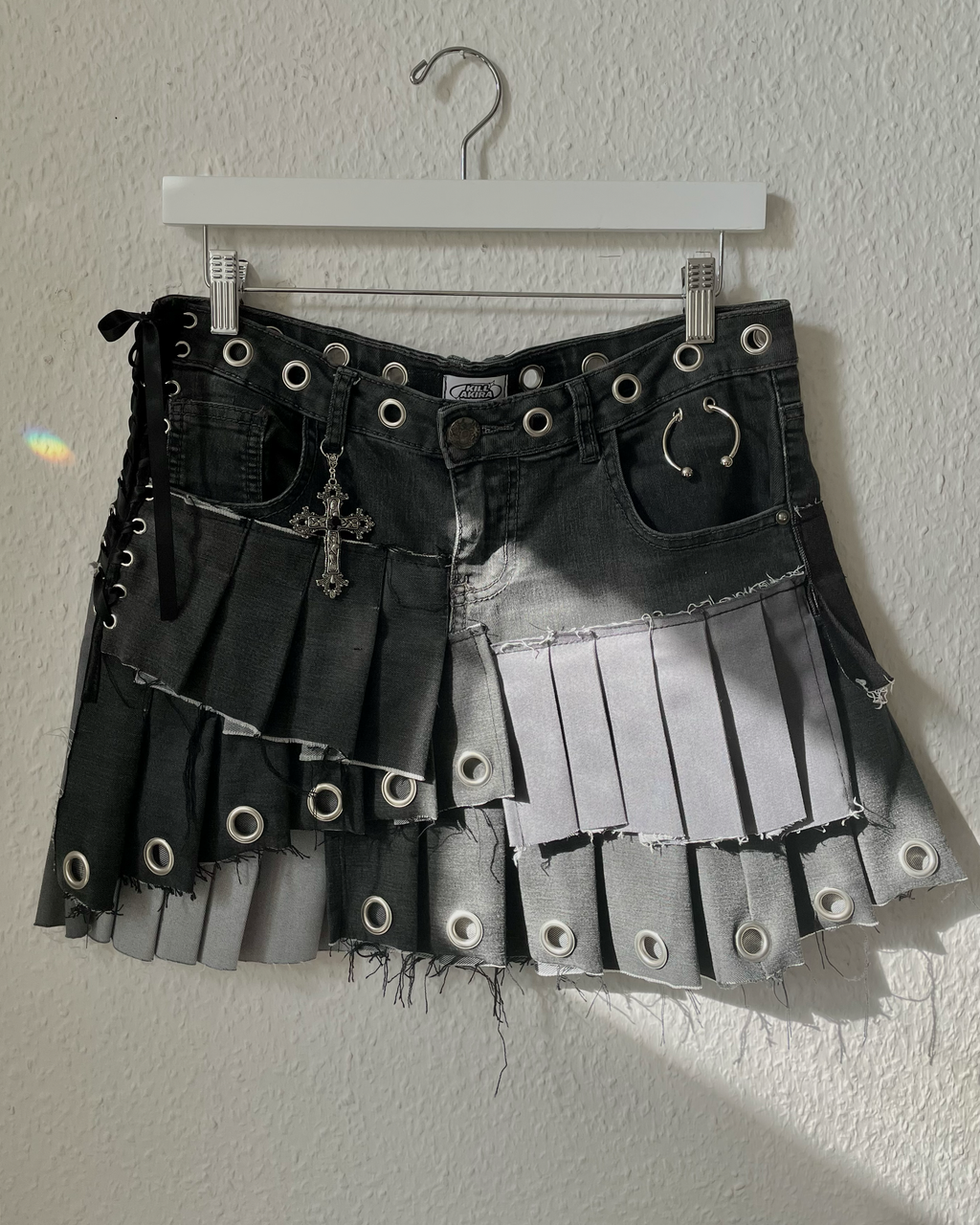 Upcycled Denim Skirt