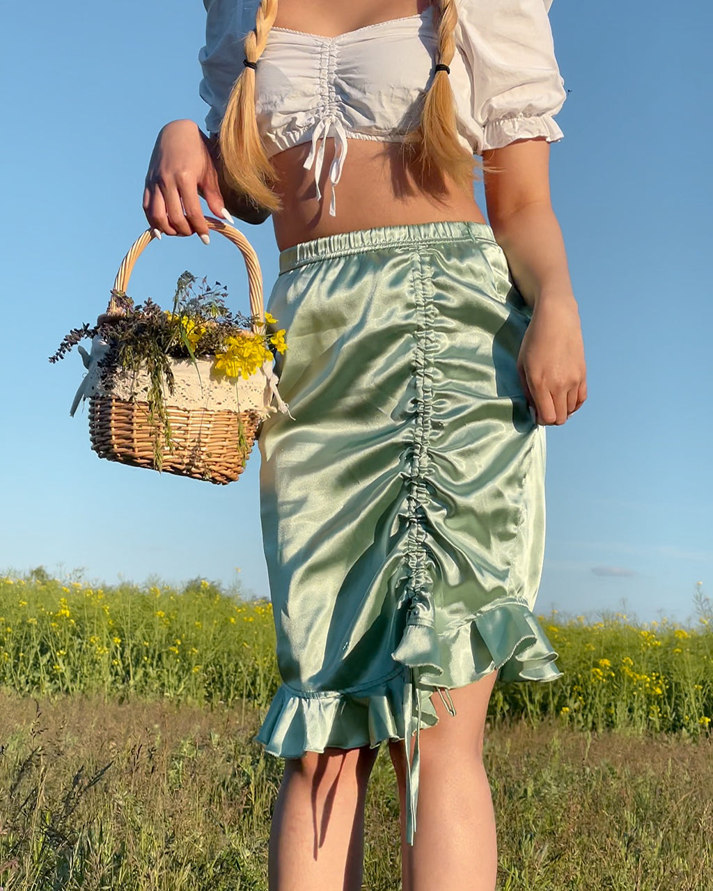 Hai Lyn Skirt - sage