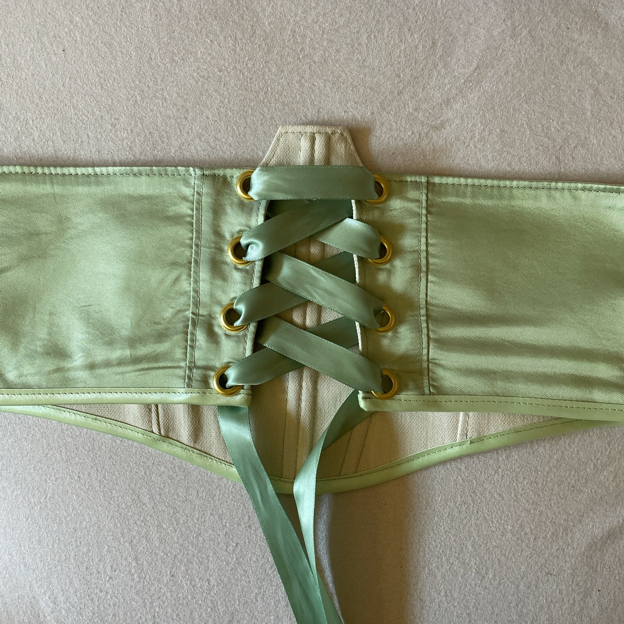 Pistachio Underboob Corset