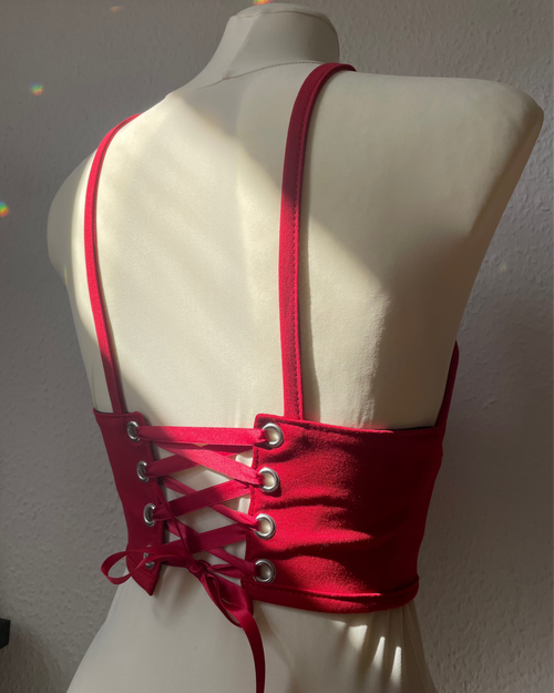 AESPA RED Corset Top