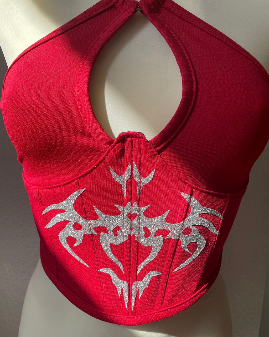 AESPA RED Corset Top